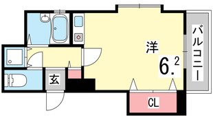 兵庫駅 徒歩10分 2階の物件間取画像